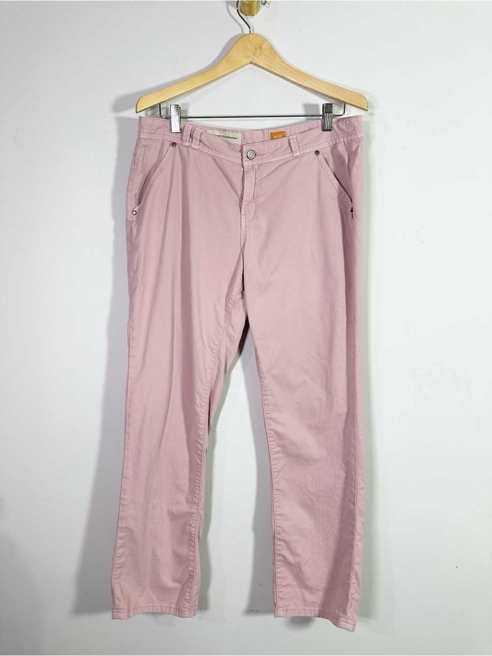 Anthropologie Pilcro Light Pink Mid Rise Straight Leg Jeans